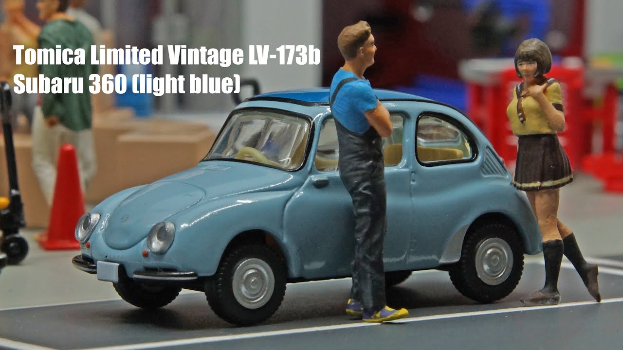 Tomica Limited Vintage LV-173b Subaru 360 (light blue) スバル360