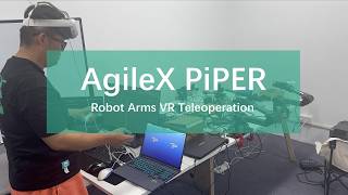 AgileX PiPER Robot Arms VR Teleoperation by Robify Robotics