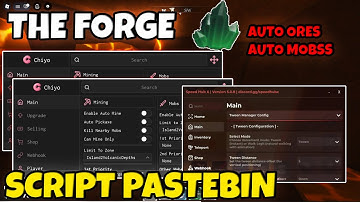 THE FORGE SCRIPTS - INSTANT FARM ORES & MOBS ,SKIP FORGE, UNDETECTED ( OP )