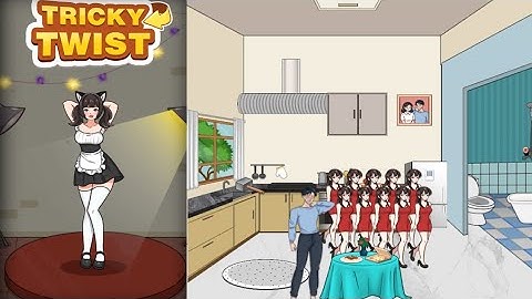 Tricky Twist Level 59 |Help The Man Hide The Secret| Walkthrough Solution