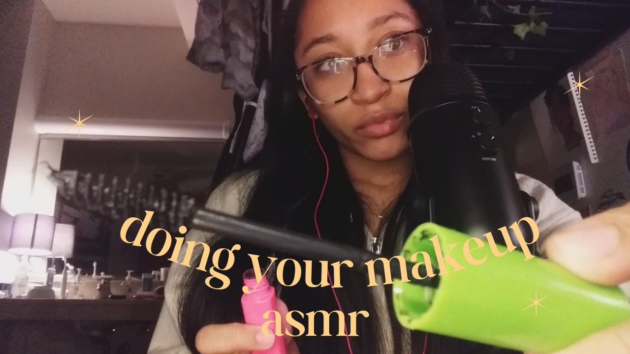 asmr your rude best friend touches up your makeup🙈💄