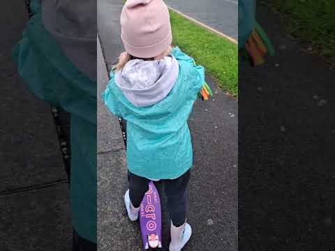Jumping on the muddy puddles ❤️ Cute Girl Nilya
