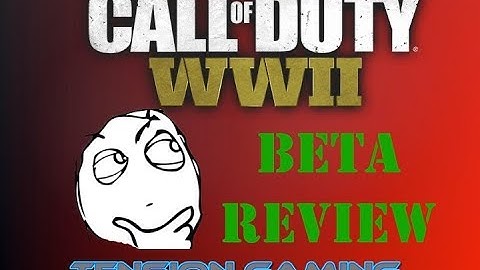 COD WW2 Beta Review - 7/10 - Better than flying around...