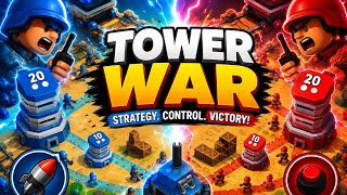 🔥 Tower War Levels 194–198 | Epic Strategy & Easy Wins!🚀 #yourgamezone #gameplay