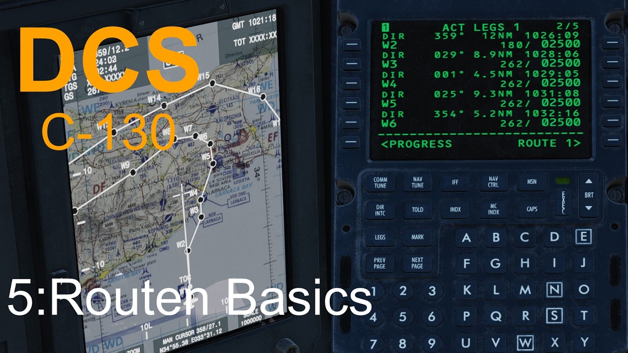 DCS C-130 Tutorial 5: Routen Basics [deutsch]