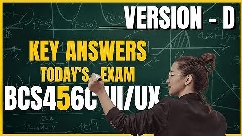 BCS456C UI/UX Version D – Official Key Answers OUT | Match Your VTU 2025 Paper Now!