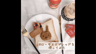 【ロータスビスケットスプレッド】食パンに乗せるだけ！かわいいミッフィートースト