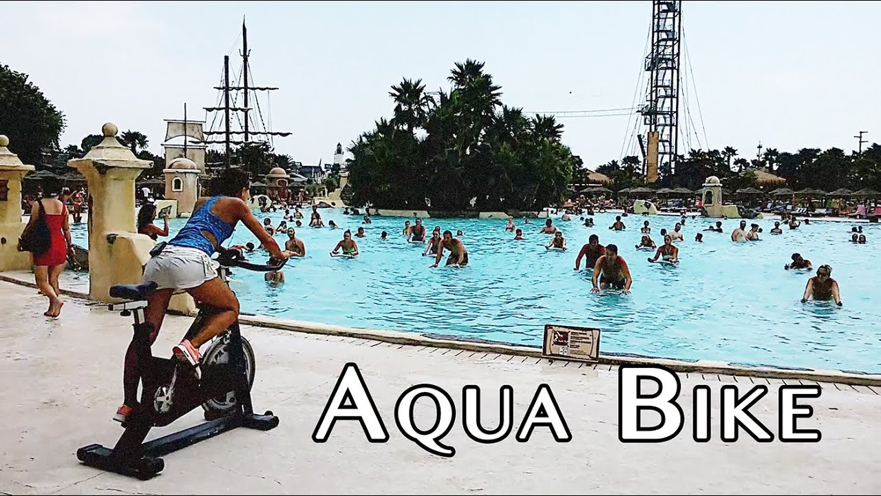 Burning Calories with Aqua Bike Workout / Fitness YouTube