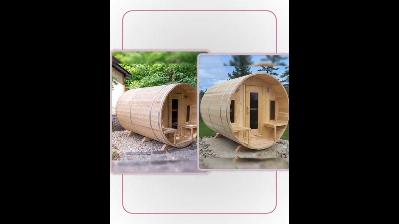 Dundalk LeisureCraft CT Tranquility 6 Person Barrel Sauna CTC2345
