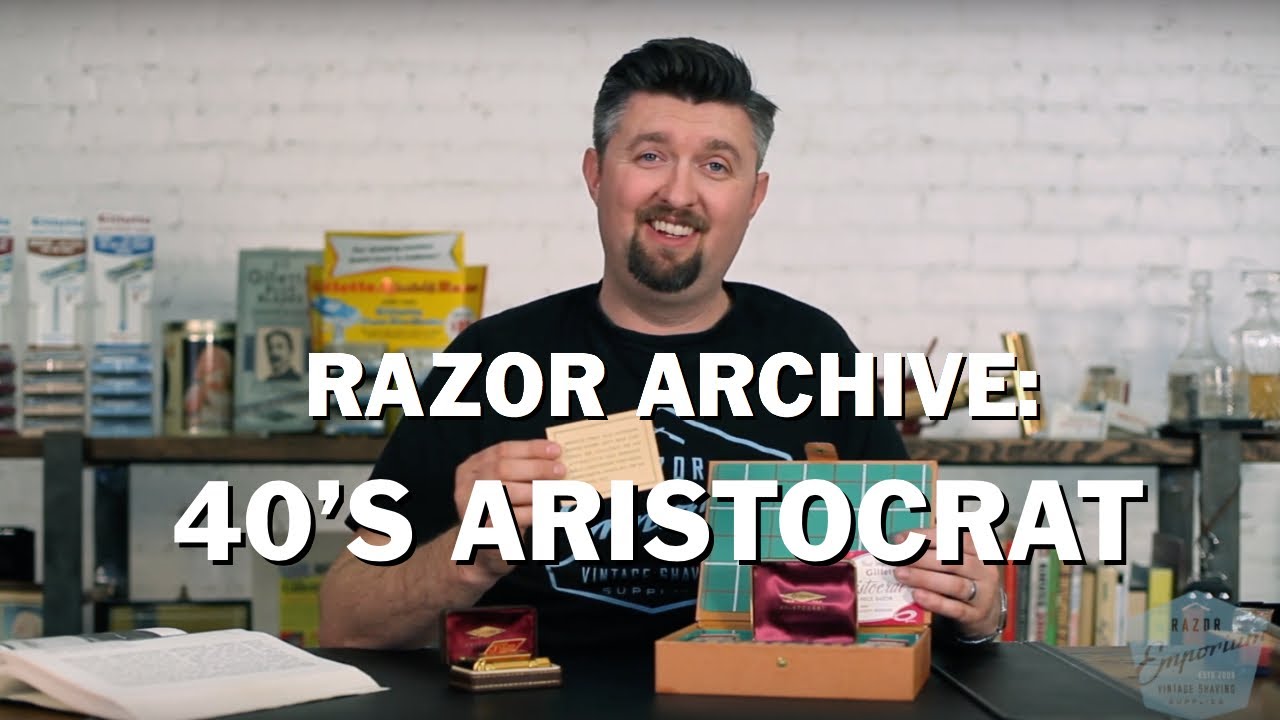 Razor Archive Series: Gillette 1940's Aristocrat One Piece TTO