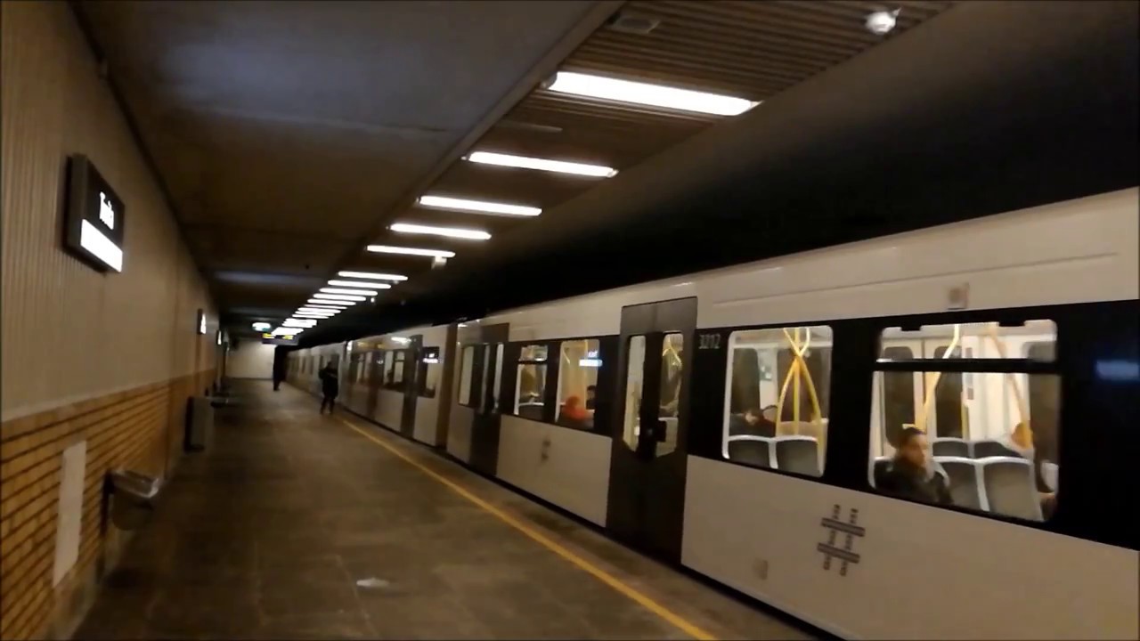 Oslo-Akershus T-bane - Linje 2-X: Tveita T-banestasjon (6/3-Vogns) Kveldspessial 1-2017 [HD] 60-FPS