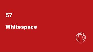 Web Development Basics #57 - Whitespace News
