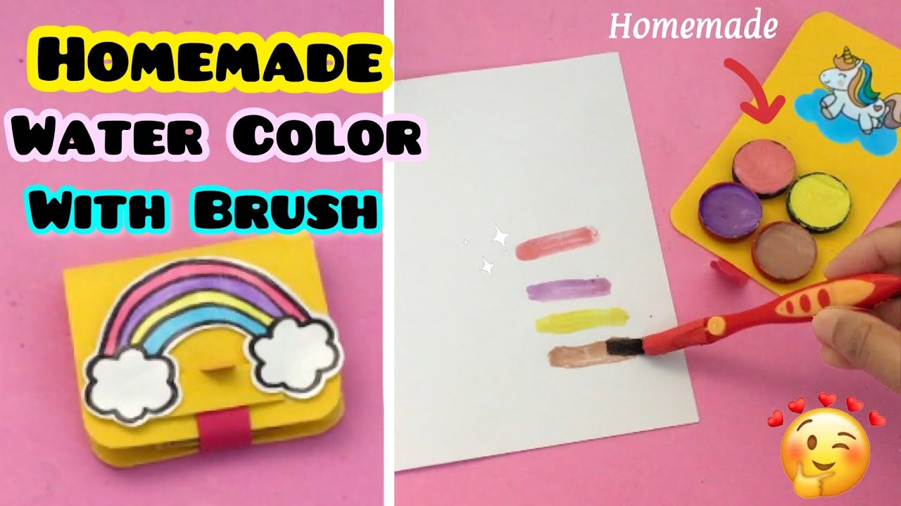 How to make watercolor at home / Homemade Watercolor / How to make