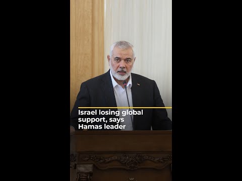 Israel losing global support, says Hamas leader | Al Jazeera Newsfeed