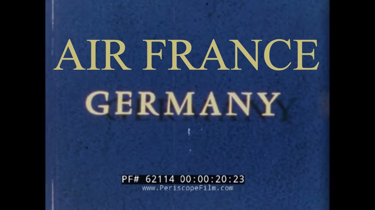 navy officer ranks AIR FRANCE 1962 GERMANY FLYING HOLIDAY TRAVELOGUE 62114