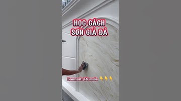 Cách Sơn Giả Đá Đơn Giản Cho Người Mới Sắp Được Đào Tạo Tập Trung Book Ngay #songiada #ongbanson
