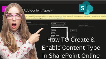 How To Create Content Type In SharePoint List