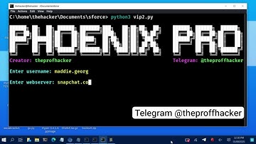 Snapchat Password - Phoenix Pro v1.9 2025