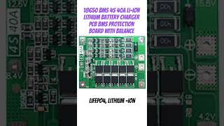18650 BMS 4S 40A Li-ion Lithium Battery Charger #pcb #diycrafts