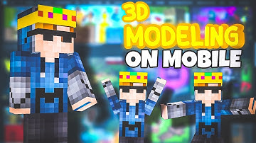 Make Minecraft High Quality 3D MODELS in Android🤯 in Just 5 Minutes 💥(Easy & Attractive)