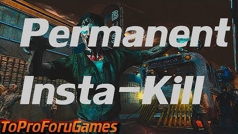 Black Ops 2 Zombies - Permanent Insta-Kills (Red Insta-Kill)