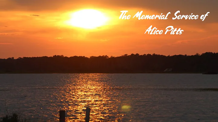 Online Memorial Service Gathering for Alice Pitts