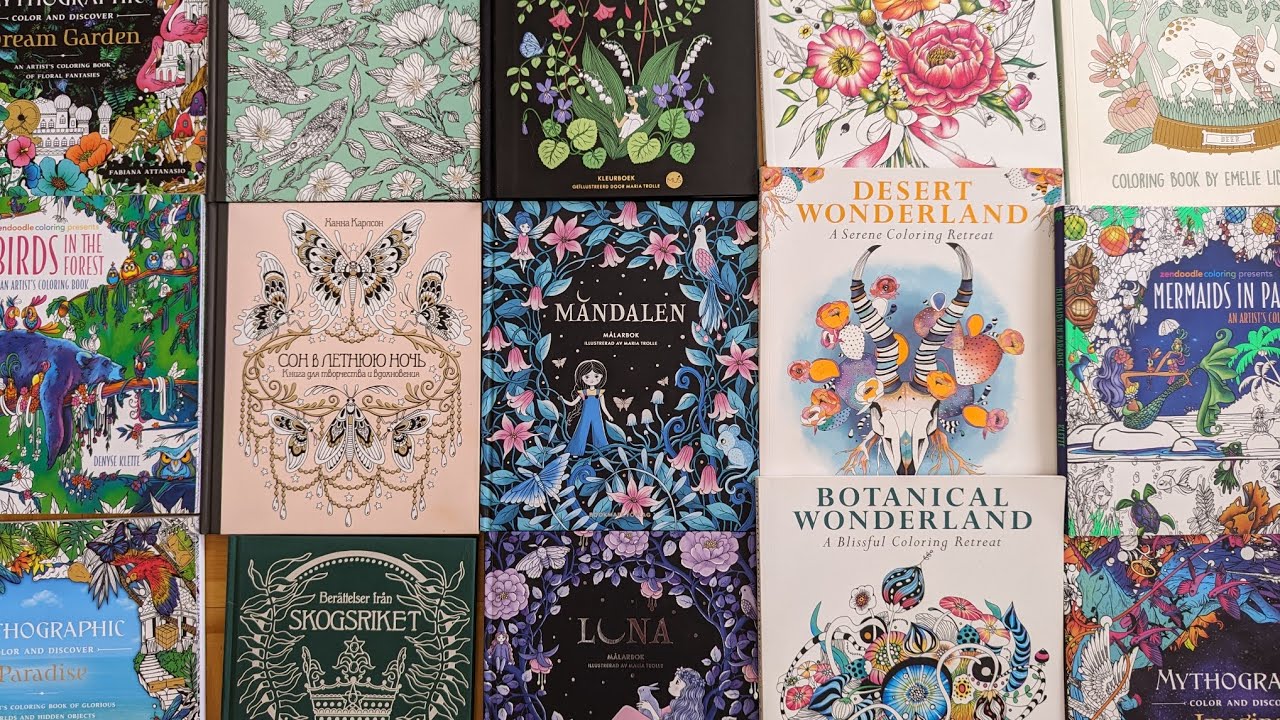 12. Все мои раскраски. Мария Тролле, Ханна Карлсон, Эмили Оберг, Денис ...