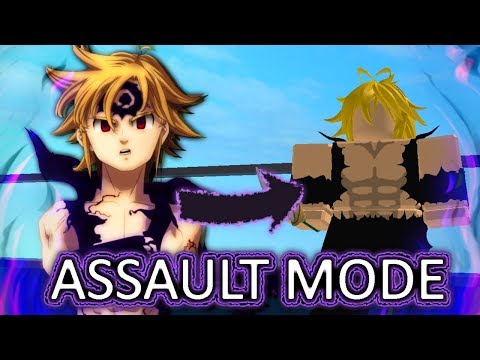Meliodas Demon Assault Mode Is Over Powered In Ultimate Crossover Youtube