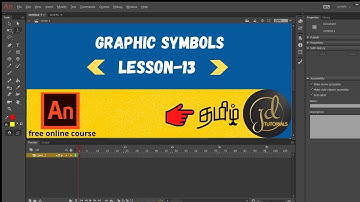 Lesson 13- Graphic Symbol in [TAMIL]| Adobe Animate cc Online Course