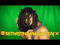 WASHING and RETWISTING my DREADLOCKS by MYSELF after THREE MONTHS (JAMAICAN EDITION)