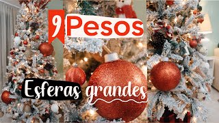 ✓¡HAZ TUS ESFERAS GRANDES EN UN DÍA CON POCO DINERO ! 🎄😍 