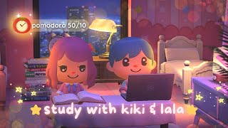 Study With Kiki Lala Pomodoro 50-10 Asmr, No Music, Page Flips, Ambience
