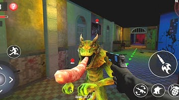 Scary Zombie Game - Hospital mode - Fps Shooting Zombie GamePlay FHD #4