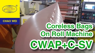 Auto Plastic Coreless Garbage Bags On Roll Making Machine - CHAO WEI