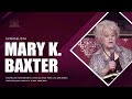 Mary K. Baxter - TESTIMONIO