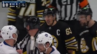 Max Domis Bad Penalty on Brad Marchand Leads To a Goal