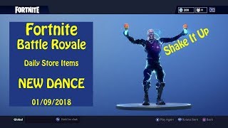Fortnite Battle Royale Daily Store Items New Dance Shake It Up First Look With Galaxy Skin
