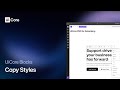 Copy Styles - UiCore Blocks
