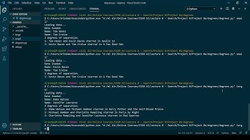Project 0a - Degrees || CS50’s Introduction to Artificial Intelligence with Python