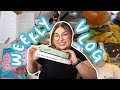 I read 2 books clothing haul lunch dates home decor  more  weekly vlog