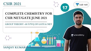 Group Theory -08 || PYQ Of GATE & NET | CSIR NET Chemistry 2021 | Safalta Batch