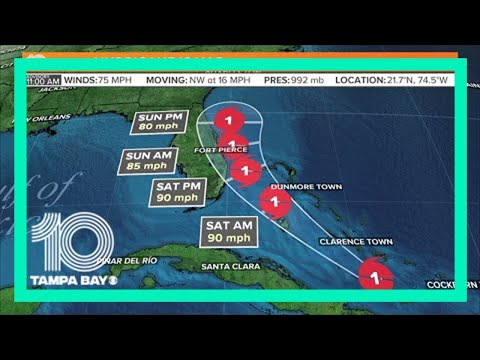 11 a.m. update: Hurricane Isaias no longer forecast to become Category 2 storm