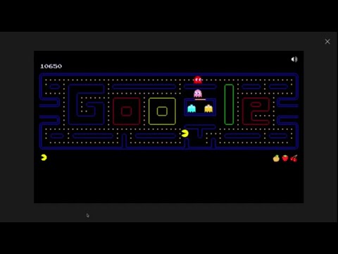 Playing 30th Anniversary of PAC-MAN Google Doodle