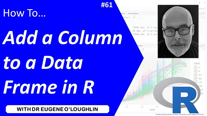 How To... Add a Column to a Dataframe in R #61