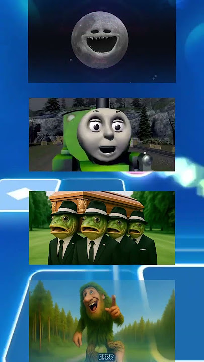 Lunar Moon Tomas the Train Fish Gang Brr Brr Patapim #shorts