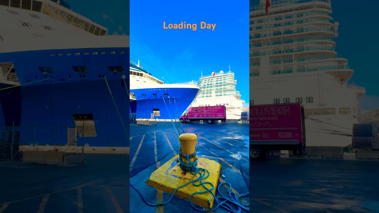 #cruise #cruiseship #miami #cruiseterminal #loading #redbullenergydrink #travel #sealife #seafarer