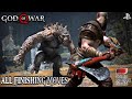 PS4 God of War All Finishing Moves Compilation