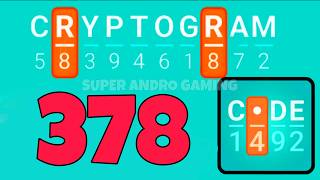 CRYPTOGRAM 378