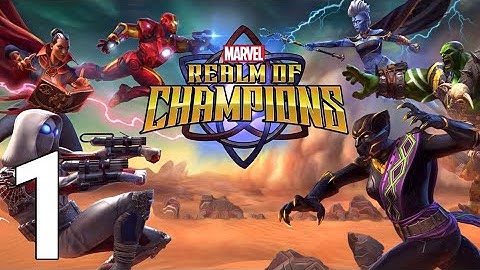MARVEL Realm of Champions Gameplay Walkthrough Part 1 - Tutorial [iOS/Android Games]