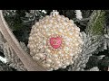 Chanel inspired DIY ornaments🎄 Transformed my plain gold ornament into this beauty! #shorts